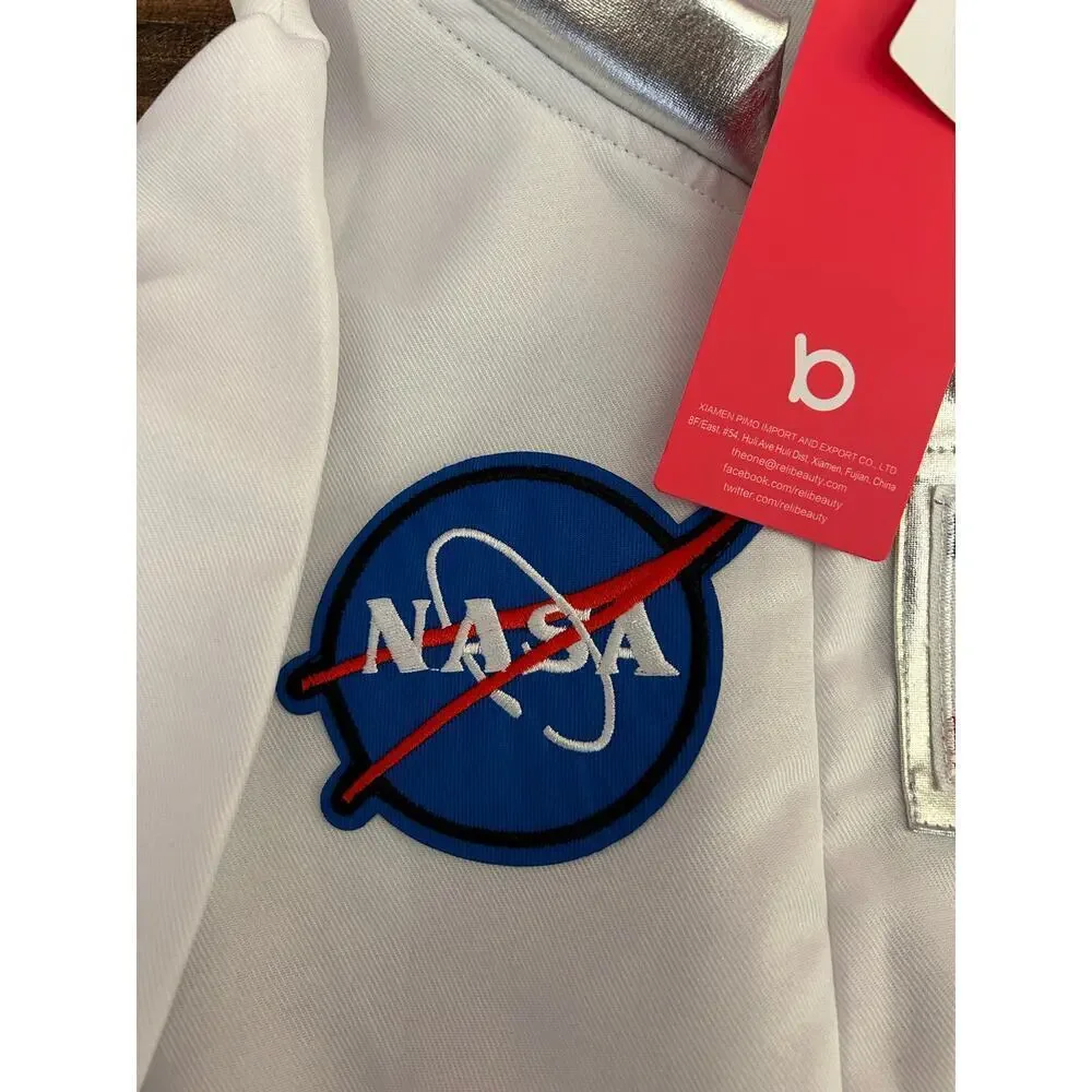 RELIBEAUTY Kids Unisex Halloween/Play Astronaut Costume / Size: 8-10